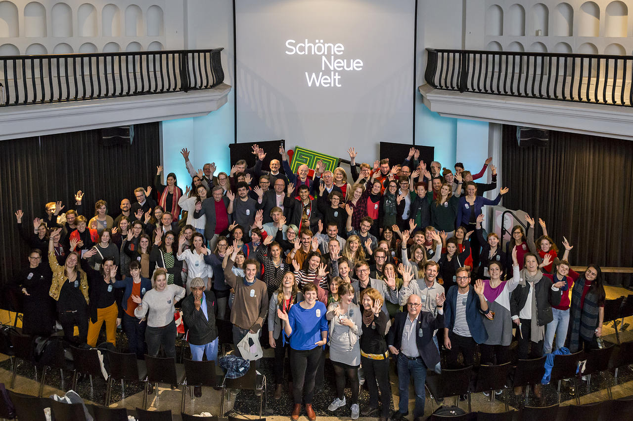 Brave New World: A conference experiment from the future