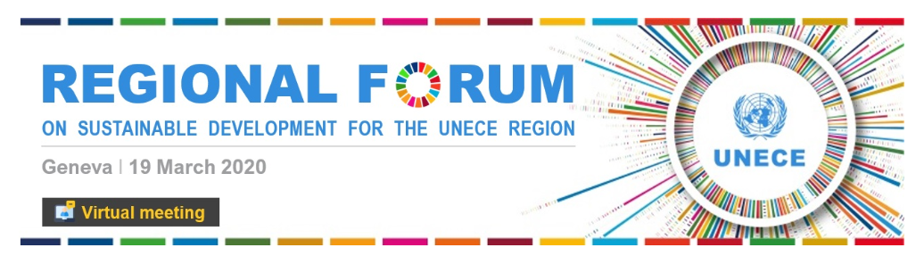 First ever online UNECE Regional Forum on Sustainable Development