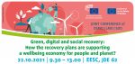 Green, digital and social recovery: How the recovery plans are supporting a wellbeing economy for people and planet?